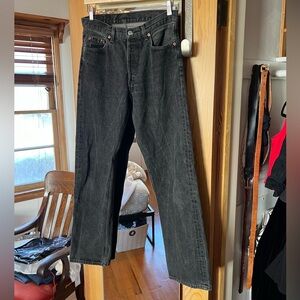 Vintage Levi's 501 Charcoal Denim Jeans
